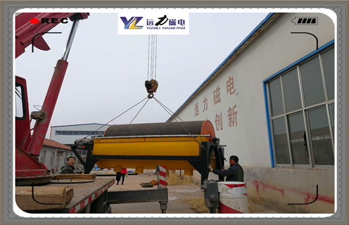 永磁筒式磁選機，湖北CTB-718永磁筒式磁選機優(yōu)缺點_磁鐵如何分布_湖北CTB-718永磁筒式磁選機優(yōu)缺點不吸鐵如何處理