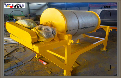 永磁筒式磁選機(jī)，賀州永磁筒式磁選機(jī)_遠(yuǎn)力賀州永磁筒式磁選機(jī)的結(jié)構(gòu)磁場分布圖