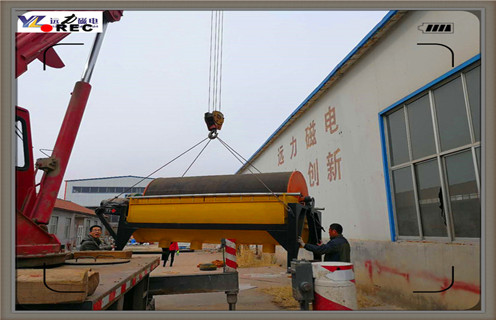 永磁筒式磁選機(jī)，云南永磁筒式磁選機(jī)廠家_遠(yuǎn)力云南永磁筒式磁選機(jī)廠家的結(jié)構(gòu)磁場(chǎng)分布圖